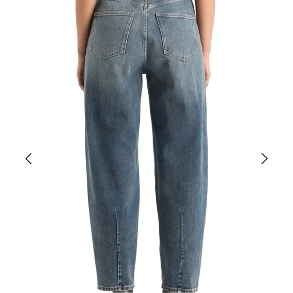 Scotch and Soda The Tide Workwear Balloon Jeans 25 Barrel Leg Dark Wash Baggy - Picture 2 of 13